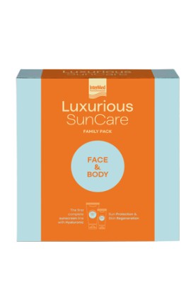 INTERMED Luxurious Suncare Family Pack Face Cream SPF50 75ml & Sun Protection Body Cream SPF15 200ml