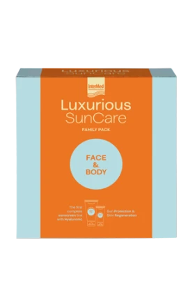 INTERMED Luxurious Suncare Family Pack Face Cream SPF50 75ml & Sun Protection Body Cream SPF15 200ml