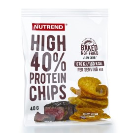 High Protein Chips 40g (Nutrend) - juicy steak