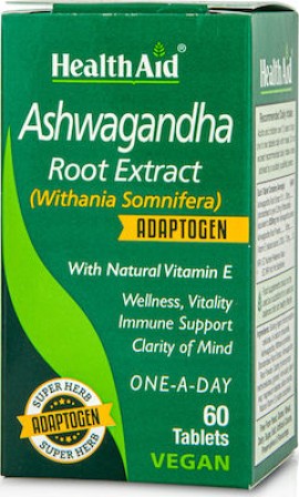 HEALTH AID Ashwagandha Root Extract 60 Tαμπλέτες
