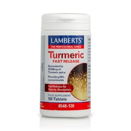LAMBERTS Turmeric Fast Release 10000mg 120 Ταμπλέτες