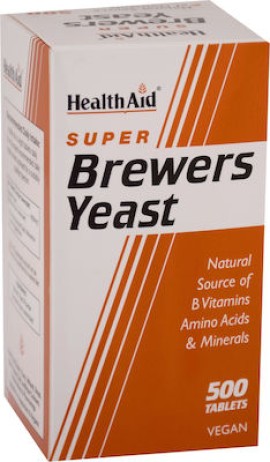 HEALTH AID Super Brewers Yeast 500 Ταμπλέτες