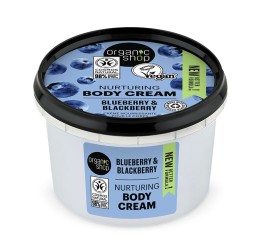 ORGANIC SHOP Nurturing Body Cream Blueberry & Blackberry 250ml