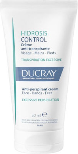 DUCRAY Hidrosis Control Cream Face Hands & Feet 50ml