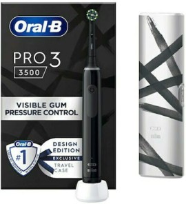 ORAL-B Pro 3 3500 Black Design Edition 1 Τεμάχιο