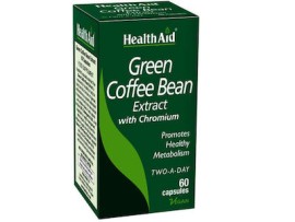 HEALTH AID Green Coffee Bean with Chronium 60 Κάψουλες