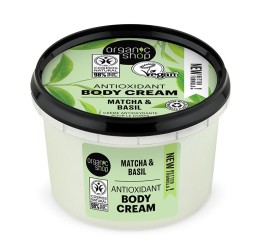 ORGANIC SHOP Antioxidant Body Cream Matcha & Basil 250ml