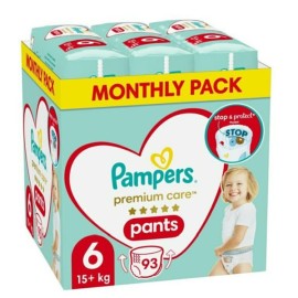 PAMPERS Premium Care No. 6 για 15+kg 93τμχ