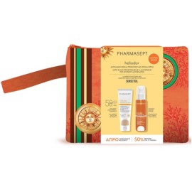 PHARMASEPT Set Heliodor Tinted Face Sun Cream SPF50 50ml + Bronzing Dry Oil 100ml