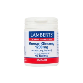 LAMBERTS Korean Ginseng 1200mg 60 Ταμπλέτες