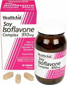 HEALTH AID Soy Isoflavone Complex 910mg 30 Ταμπλέτες