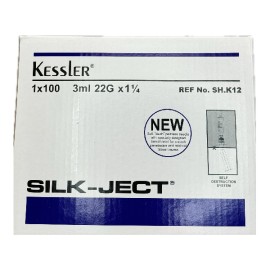 KESSLER Silk-Ject 3ml 22G x 1¼ 100 Τεμάχια