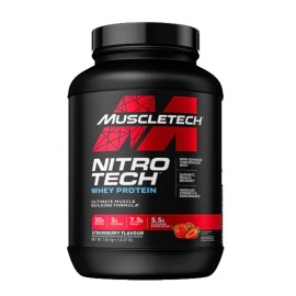 MUSCLETECH Nitrotech Whey Protein 1.82kg - Strawberry
