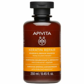 APIVITA Keratin Repair Nourish + Repair Shampoo Σαμπουάν Θρέψης + Επανόρθωσης 250ml