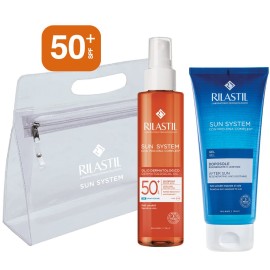 RILASTIL Sun System Promo Set Dermatological Oil SPF50+ 200ml & ΔΩΡΟ Gel After Sun 200ml