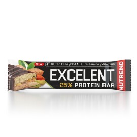 Excelent Protein Bar 85g (Nutrend) - double almond pistachio with pistachios