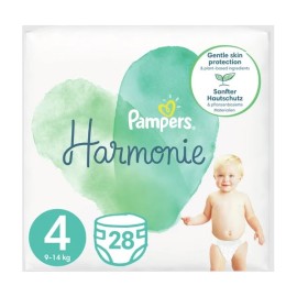 PAMPERS Harmonie No. 4 για 9-14kg 28τμχ
