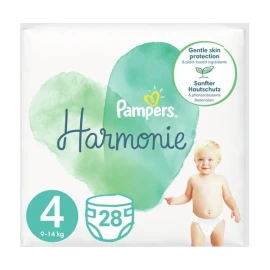PAMPERS Harmonie No. 4 για 9-14kg 28τμχ