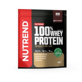 100% Whey Protein GFC 1000g (Nutrend) - chocolate brownies