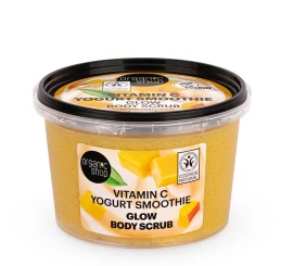 ORGANIC SHOP Vitamin C Yogurt Smoothie Glow Body Scrub 250ml