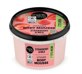 ORGANIC SHOP Body Mousse Strawberry Yoghurt 250ml