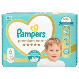 PAMPERS Premium Care No6 Για 13-18kg 38Τεμάχια
