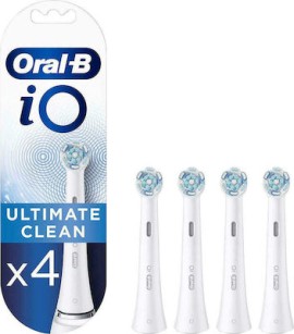 ORAL-B iO Ultimate Clean White Ανταλλακτικές Κεφαλές 4 Τεμάχια