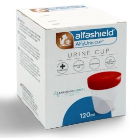 ALFASHIELD Δοχείο Συλλογής Ούρων 120ml 1 Τεμάχιο