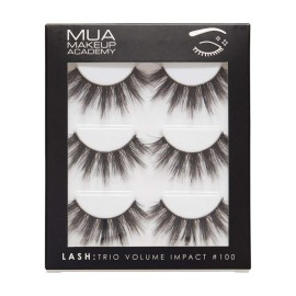 MUA Lash Trio Volume Impact #100 3 Set