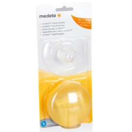 MEDELA Ψευδοθηλές Σιλικόνης Με Θήκη Medium 2 Τεμάχια