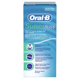 ORAL-B Super Floss Οδοντικό Νήμα 50m