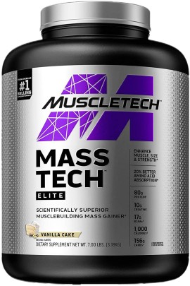 MUSCLETECH Masstech Elite 3.18kg - Vanilla Cake