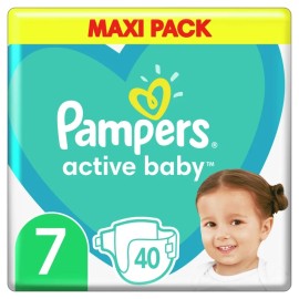 PAMPERS Active Baby No 7 40 Τεμάχια