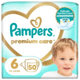 PAMPERS Premium Care Νο6 13-18kg 50 Τεμάχια