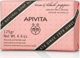 APIVITA Natural Soap Rose & Black Pepper 125gr