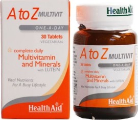 HEALTH AID A To Z Multivit Lutein 30 Ταμπλέτες
