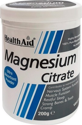 HEALTH AID Magnesium Citrate Powder 200gr