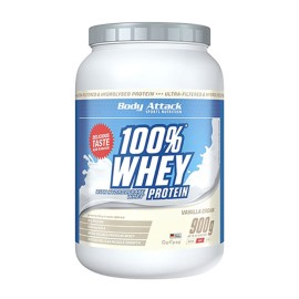100% Whey Protein 900gr (Body Attack) - βανίλια