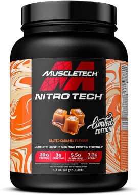 MUSCLETECH Nitrotech 908g - Salted Caramel Limited Edition