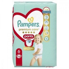 PAMPERS Premium Pants No6 Για 15+kg 42Tεμάχια