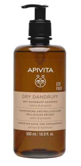 APIVITA Σαμπουάν Κατά της Ξηροδερμίας Celery + Propolis Dry Dandruff 500ml