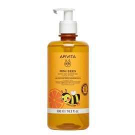Mini Bees Gentle Kids Shower Gel με Πορτοκάλι και Μέλι 500ml