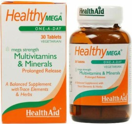 HEALTH AID Healthy Mega Multivitamins and Minerals 30 Ταμπλέτες