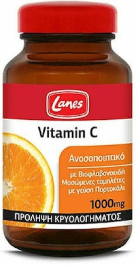 LANES Vitamin C 1000mg 30 Ταμπλέτες