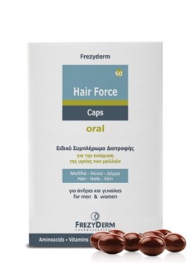 FREZYDERM Hair Force Caps 60 Κάψουλες