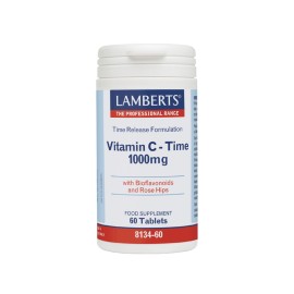 LAMBERTS Vitamin C Time Release 1000mg 60 Ταμπλέτες