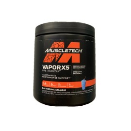 MUSCLETECH VaporX5 Pre Workout 252g - Blue Razz Freeze