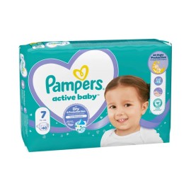 PAMPERS Active Baby No7 15+kg 40Τμχ