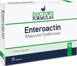 DOCTORS FORMULAS Enteroactin 400mg 15 Κάψουλες