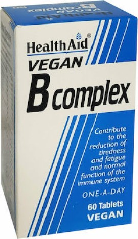 HEALTH AID Vegan B-Complex 60 Ταμπλέτες